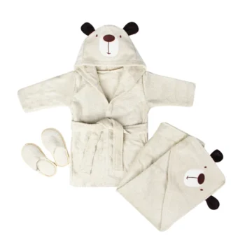 ست حوله سه تیکه بیبی توف 3003015 Bebitof