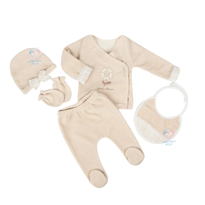 ست پنج تیکه مخمل کبریتی تانگز Tongs 5375