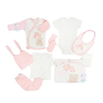 ست‌ بیمارستانی ده تیکه سبی Sebi 2018 صورتی