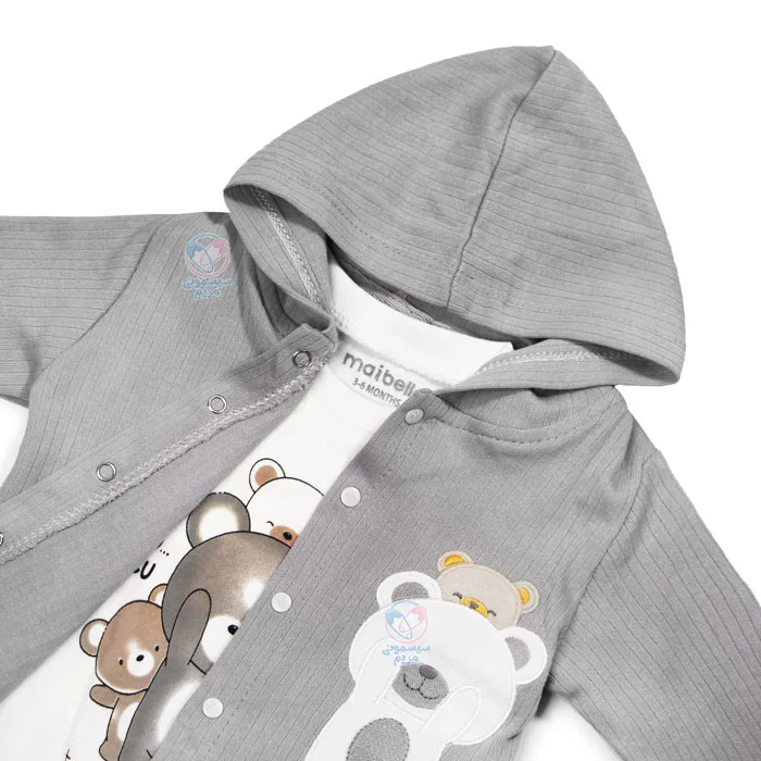 سه تیکه مای بلا 1-3059 Mai Bella جنس نخپنبه نرم و تنفسپذیر