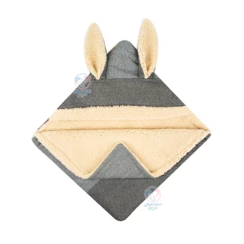 پتو خرگوشی موکا مامی‌لند Mamiland Mocka طوسی پررنگ