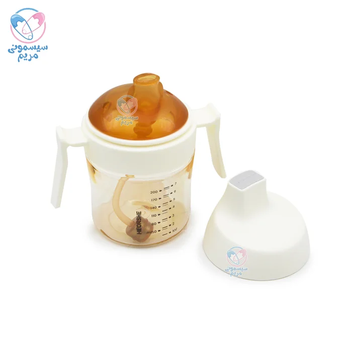 لیوان آبخوری هی اور شی با طراحی ضدچکه و ضدنشتی