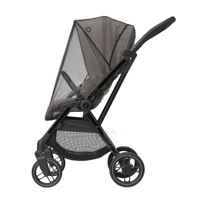 مجهز به پشهبند و سیستم تعلیق ضربهگیر