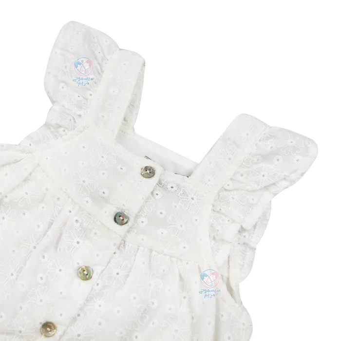 رامپر و هد دخترانه هیلا ایندیگو Indigo 14115 با الیاف طبیعی نخپنبه