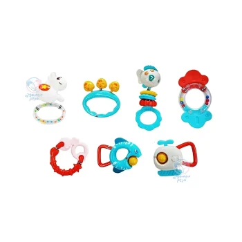 ست جغجغه دندانگیر 7 تیکه هانگر Huanger 0131