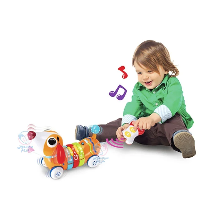 سگ رنگین کمان وین فان Winfun 1142 دارای موزیک و چراغهای جذاب