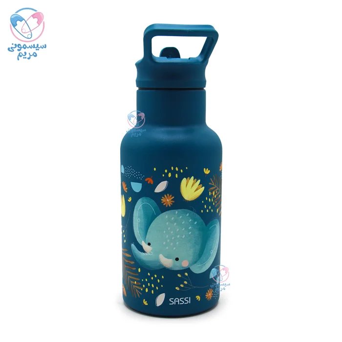 قمقمه دوجداره 350 میل ساسی Sassi حفظ دما 6 تا 8 ساعت