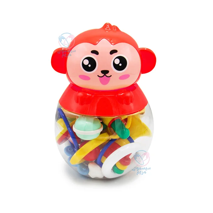 ست جغجغه میمون بیبی تویز Baby Toys فاقد مواد مضر (BPA Free)