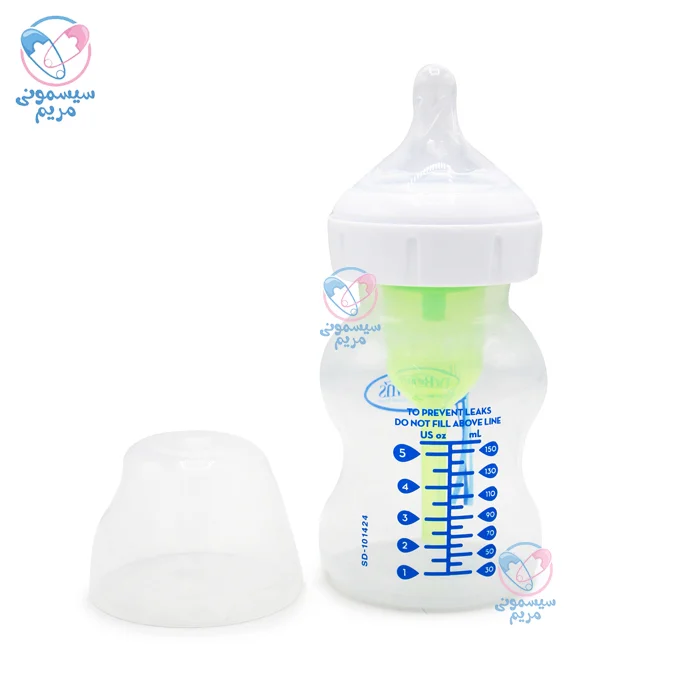 شیشه شیر 150 میل تپل طلقی دکتر براون Dr.Brown's 52600