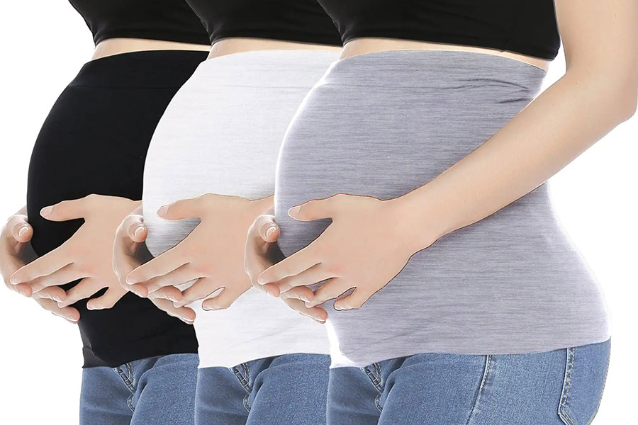 شکمبند بارداری باید بهطور کامل ناحیه شکم را پوشش داده و حمایت کند.