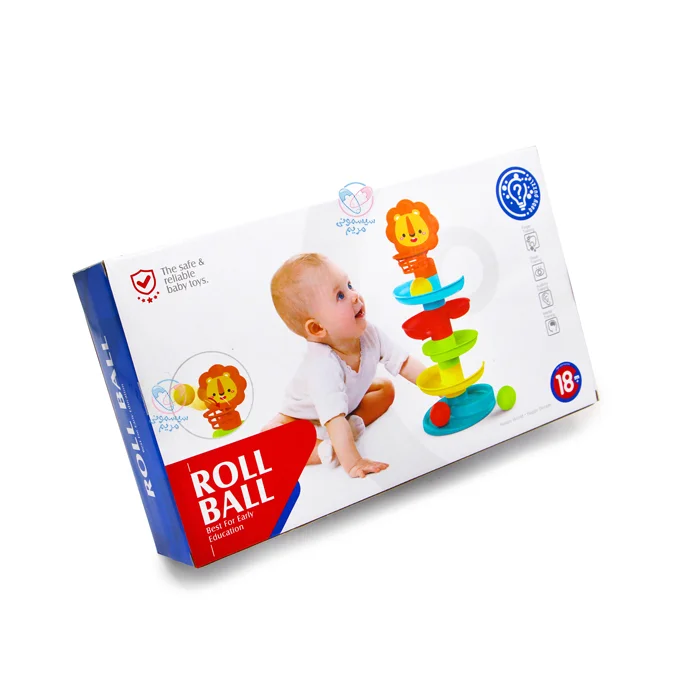 شامل برج 5 طبقه و 3 توپ جغجغهای رنگی