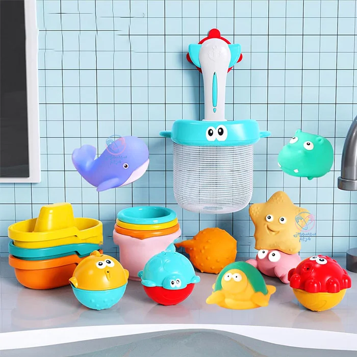 مجموعهای سرگرمکننده و تعاملی برای بازی در وان یا آبتنی