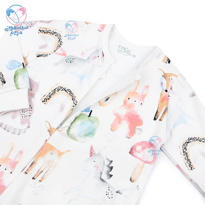 سرهمی ایندیگو سیب Indigo 420157 با جنس نخپنبهای نرم و ضدحساسیت