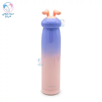 فلاسک گوش دار سگ هلو دریم Hello Dream بنفش