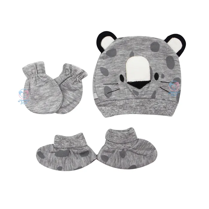 ست کلاه و دستکش و پاپوش ببر پاپو Papo 163058 با پارچه مخمل نرم و لطیف
