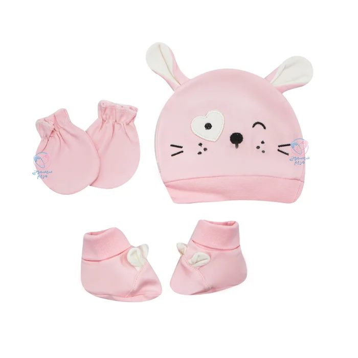 ست کلاه و دستکش پاپو Papo طرح خرگوش، قابل استفاده در تمامی فصول