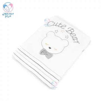 پتو نخی سبی Sebi Cute Bear 9183 طوسی