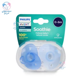 پستانک تمام سیلیکونی فیلیپس اونت Philips Avent 09920 آبی