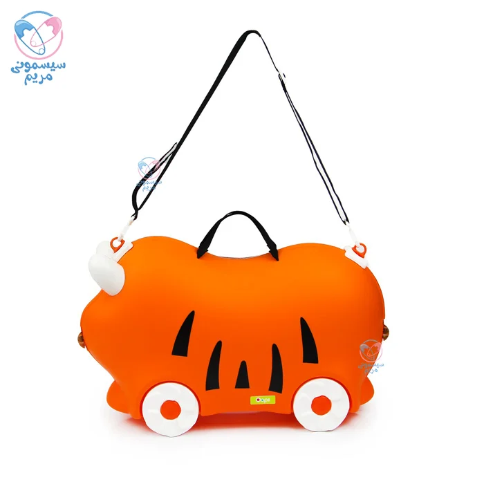 دارای چرخهای روان و مقاوم برای جابهجایی آسان توسط کودک