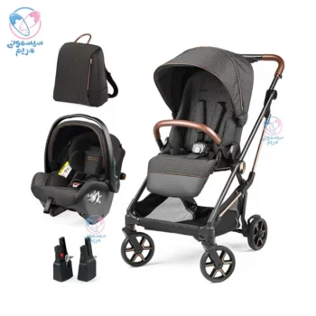 ست کالسکه کریر و ساک لوازم پگ پرگو ویواچه Peg Perego Vivace Fiat 500