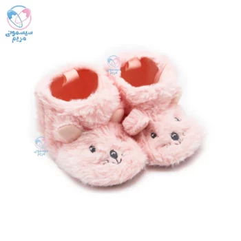پاپوش پوتین جلو موش مستر شوز Mr Shoes صورتی