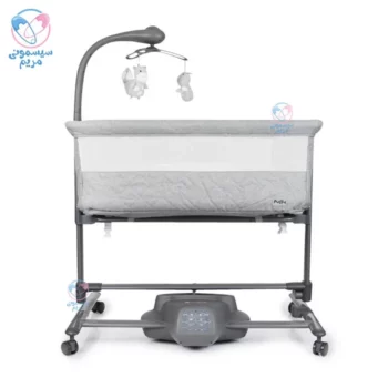 تخت کنار مادر برقی آنیمو پافی Animo Puffy طوسی روشن
