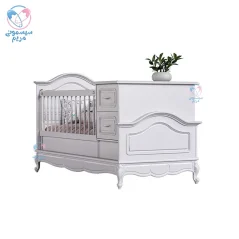 تخت نوزاد نوجوان بامبینو رویال دوصندوق Bambino Royal موشی