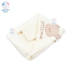 حوله دورپیچ کلاهدار دو تیکه ببسی خرس Bebessi 4184 شیری